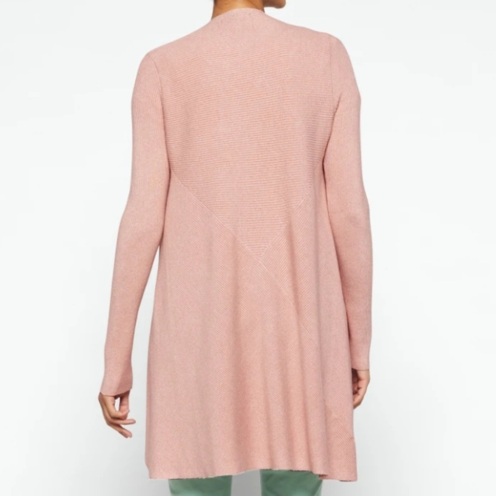 41 HAWTHORN, Saya Multi Ribbed Open Cardigan, Sandy Pink, EUC, Women's L - Picture 15 of 16